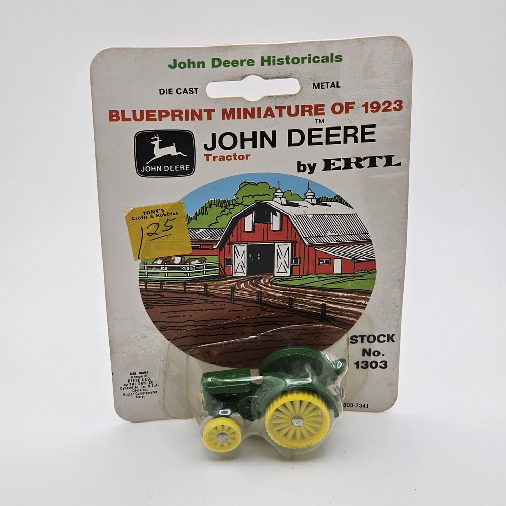 ERTL - 1/64 - John Deere Historicals Blueprint Miniature 1923 Tractor - #1303